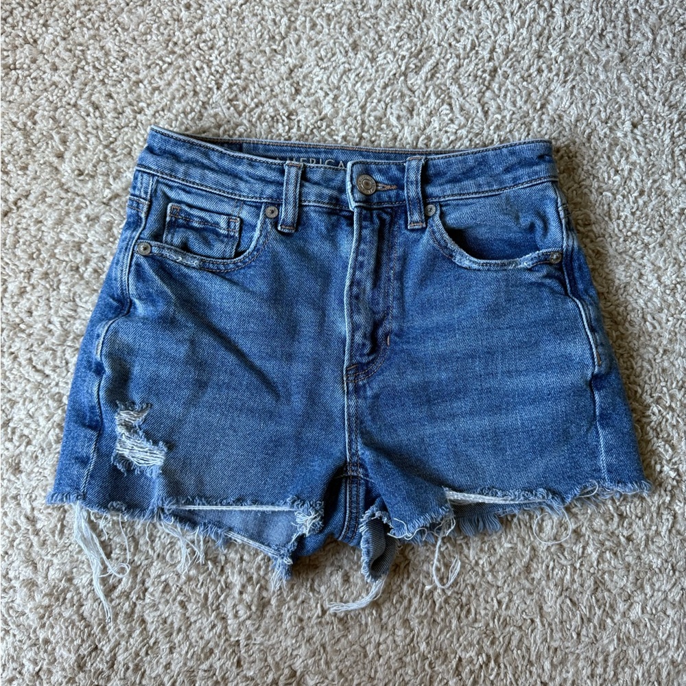 American Eagle Denim Blue Women's Shorts